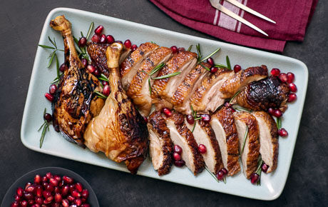 Recipe: <!-- -->Roasted Duck with Pomegranate Glaze<!-- --> | Whole Foods Market
