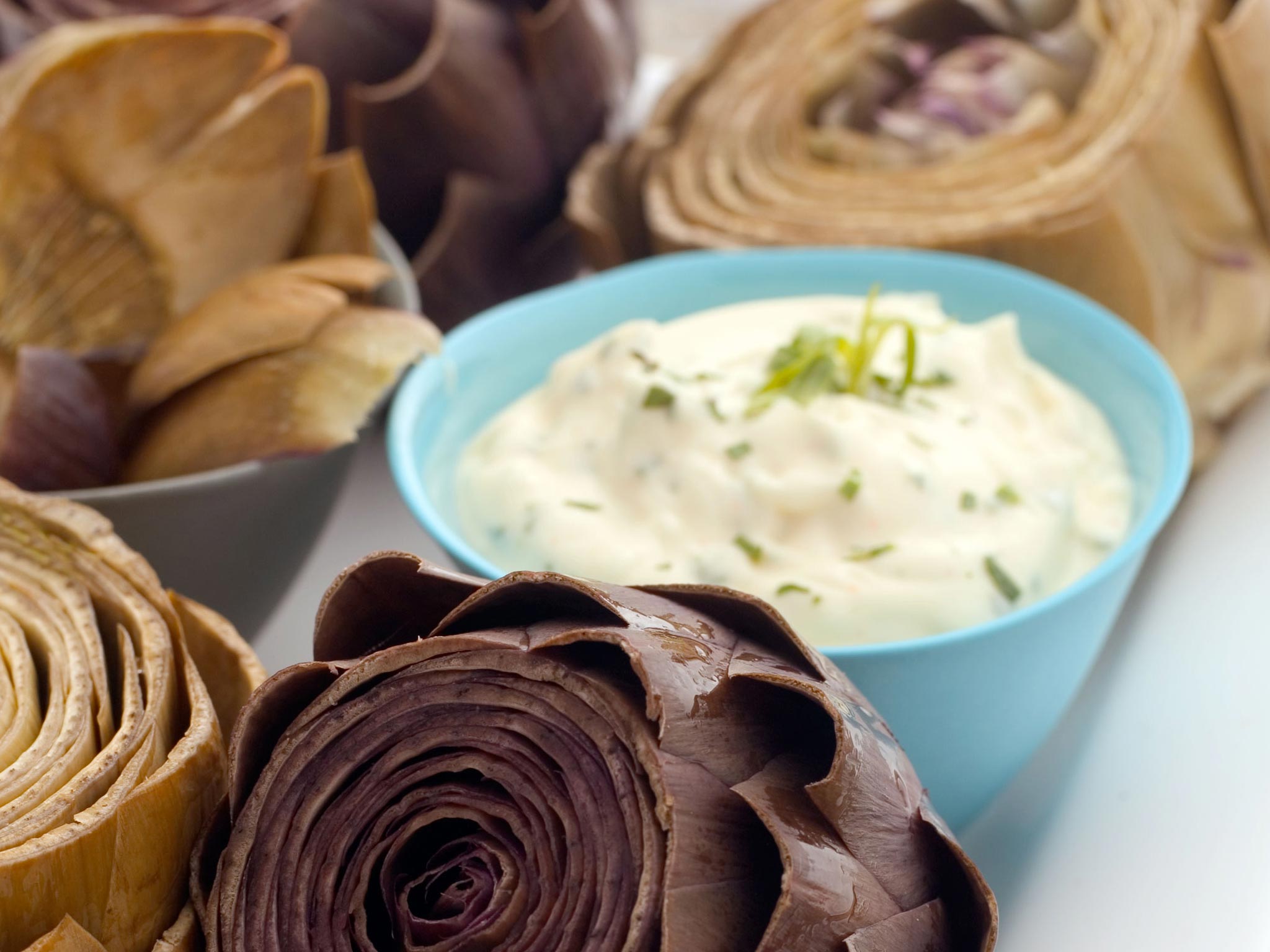 Recipe: <!-- -->Steamed Artichokes with Lemon Butter Sauce<!-- --> | Whole Foods Market
