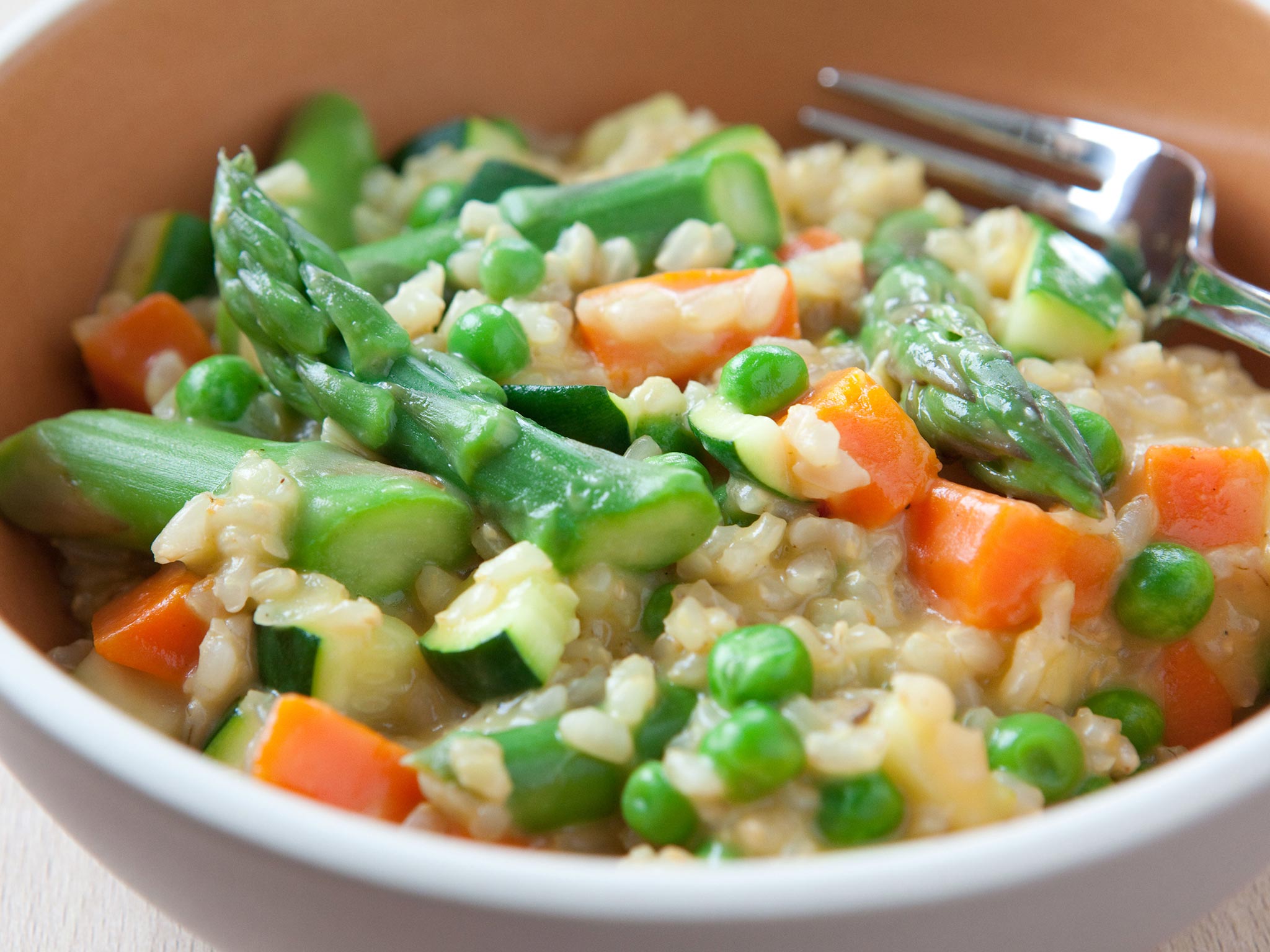 Recipe Brown Rice Spring Vegetable Risotto Whole Foods Market