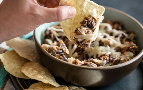 Recipe: <!-- -->Refried Beans with Roasted Salsa and Monterey Jack<!-- --> | Whole Foods Market