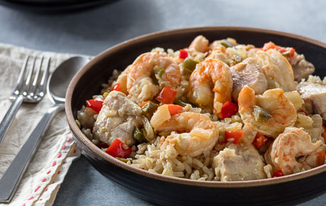 Recipe: <!-- -->Roasted Mahi-Mahi and Shrimp with Garlic<!-- --> | Whole Foods Market