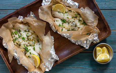 Recipe: <!-- -->Grilled Tilapia Piccata en Papillote<!-- --> | Whole Foods Market