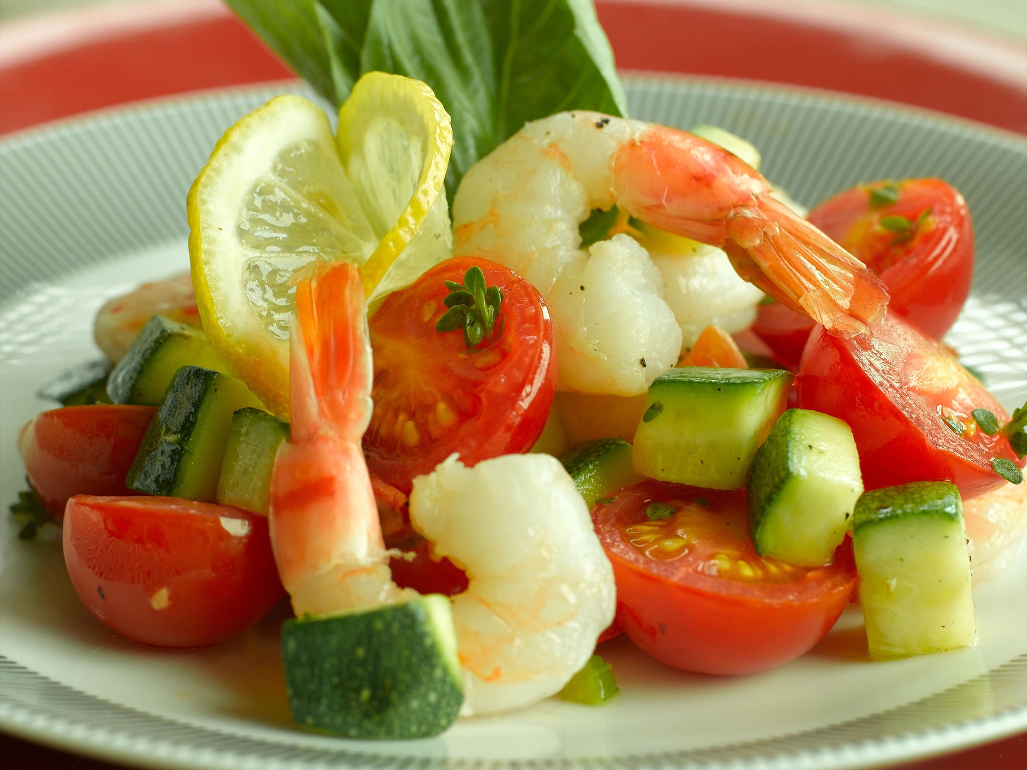 Recipe: <!-- -->Sautéed Shrimp with Zucchini and Tomatoes<!-- --> | Whole Foods Market