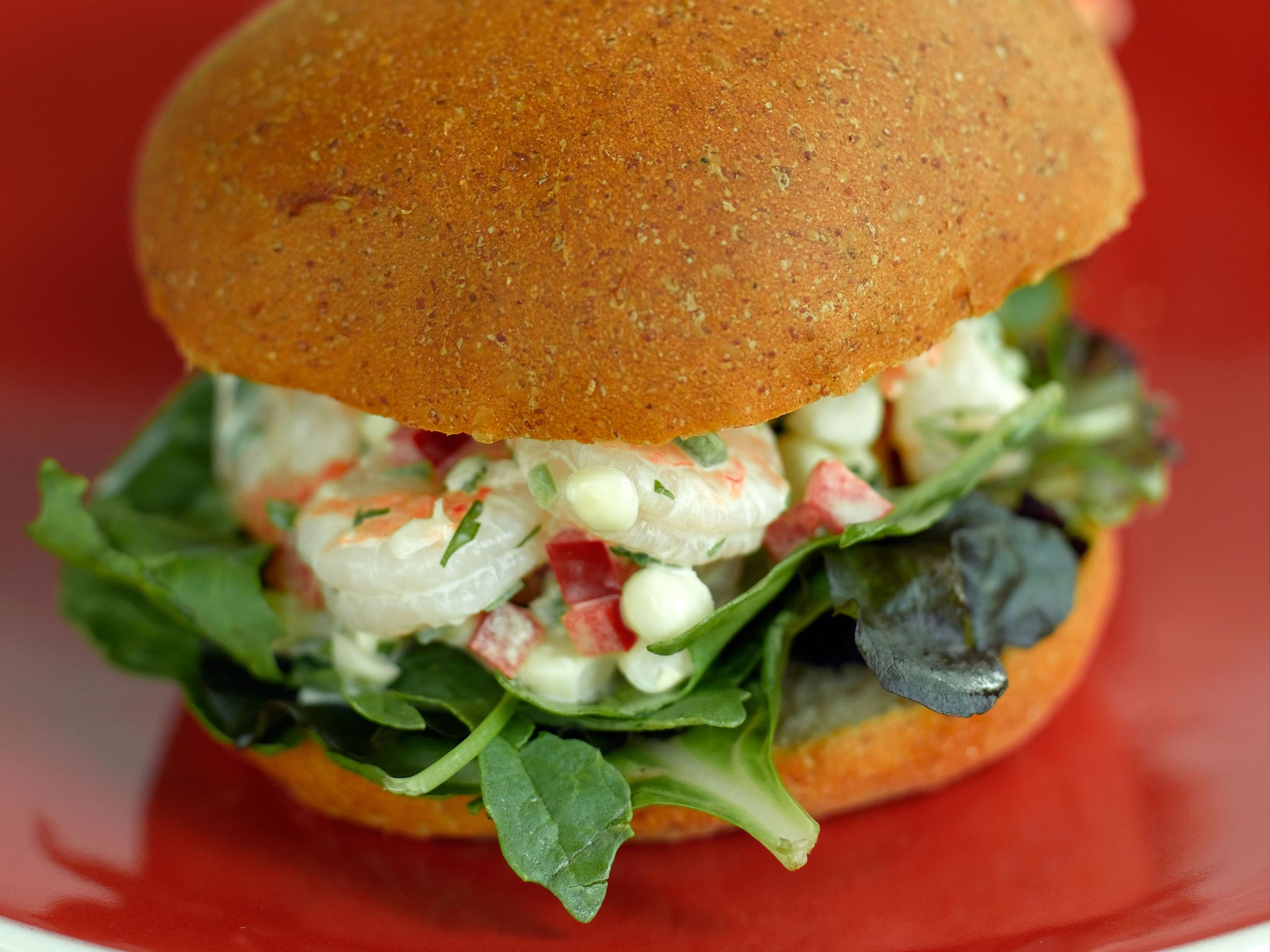 Recipe Shrimp, Corn and Red Pepper Sandwiches Whole Foods Market