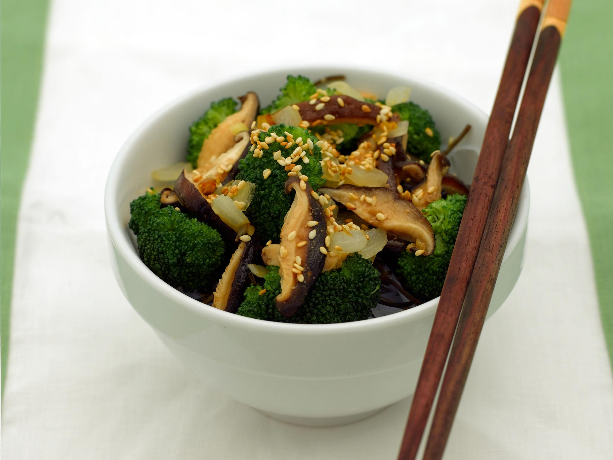 Recipe: <!-- -->Wakame, Mushroom and Broccoli Sauté<!-- --> | Whole Foods Market