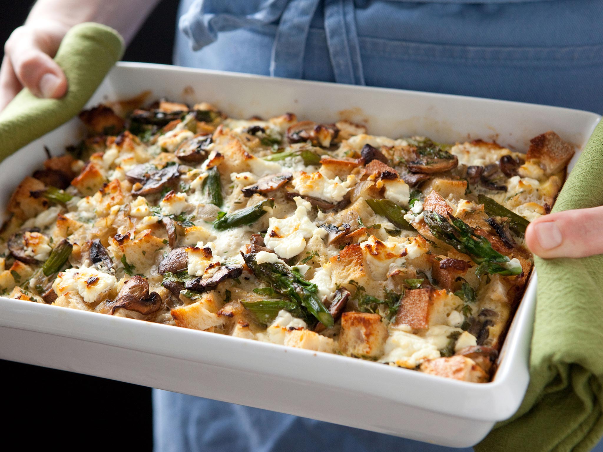 Recipe: <!-- -->Portobello and Asparagus Egg Strata<!-- --> | Whole Foods Market