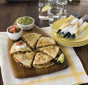 Recipe: <!-- -->Roasted Vegetable and Black Bean Quesadillas<!-- --> | Whole Foods Market