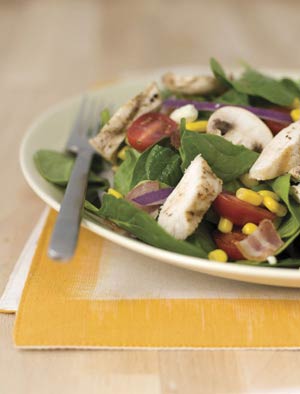 Recipe: <!-- -->Spring Spinach Salad with Chicken<!-- --> | Whole Foods Market