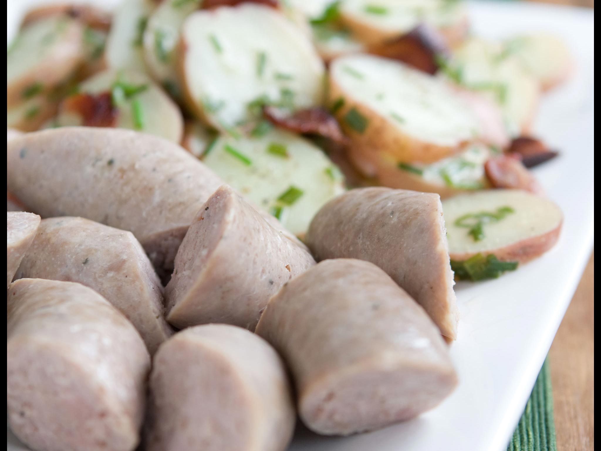 Recipe: <!-- -->Ale-Braised Bratwurst with German Potato Salad<!-- --> | Whole Foods Market