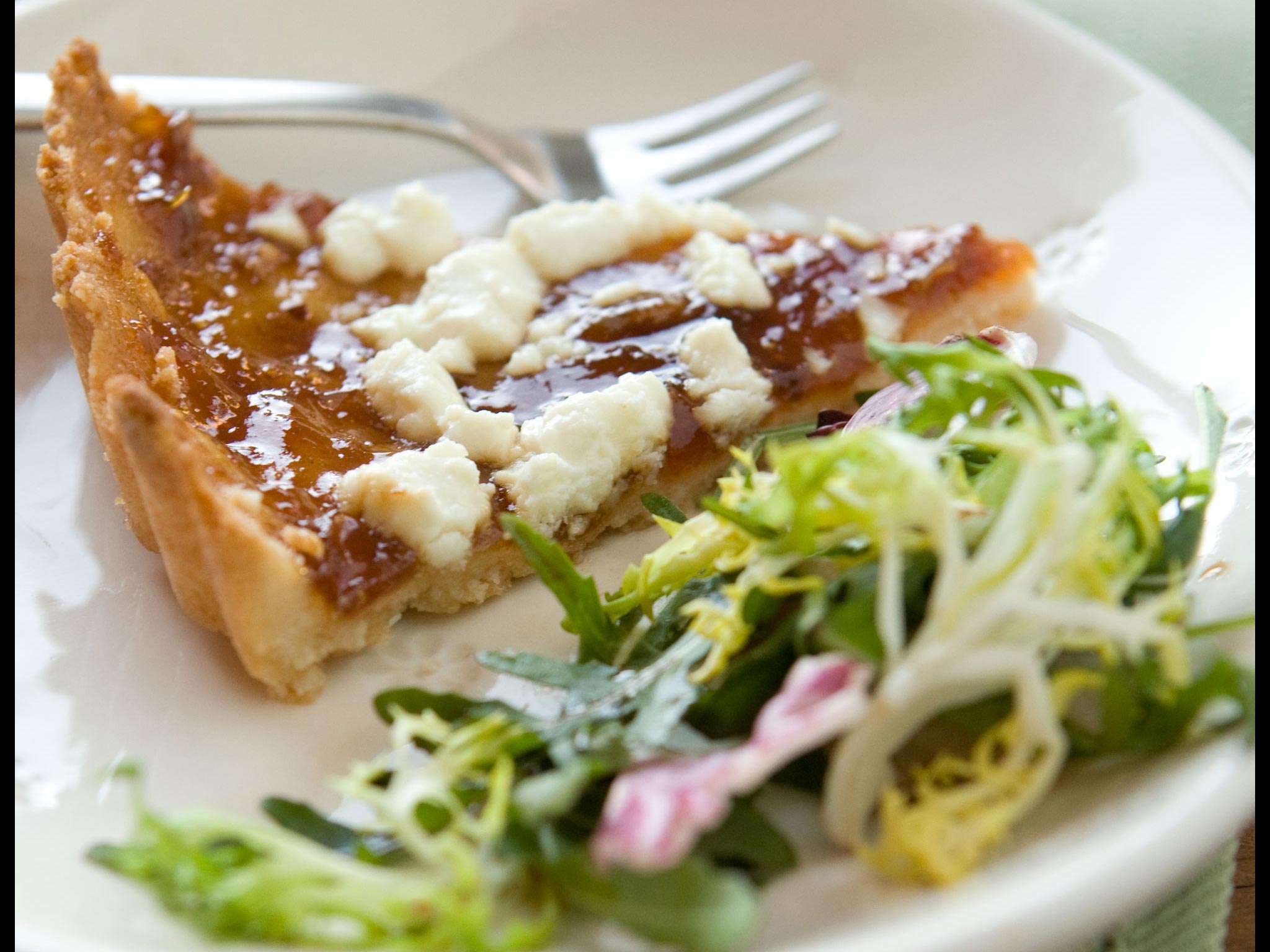 Recipe: <!-- -->Savory Fig and Goat Cheese Tart with Arugula<!-- --> | Whole Foods Market