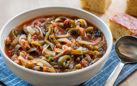 Recipe: <!-- -->Roasted Tomato Soup with Poblanos, Oregano and Fresh Cheese<!-- --> | Whole Foods Ma