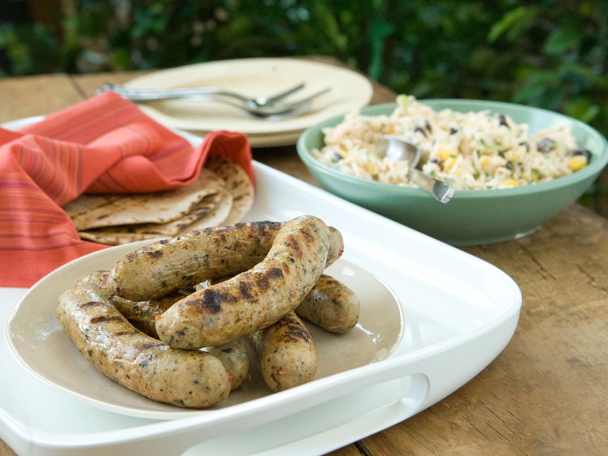 Recipe: <!-- -->Grilled Chicken Sausages with Jicama Slaw<!-- --> | Whole Foods Market