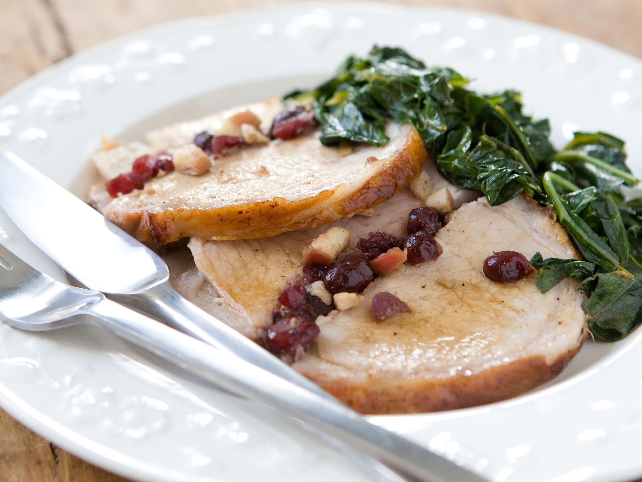 Recipe Cranberry and Apple Stuffed Roasted Pork Whole Foods Market