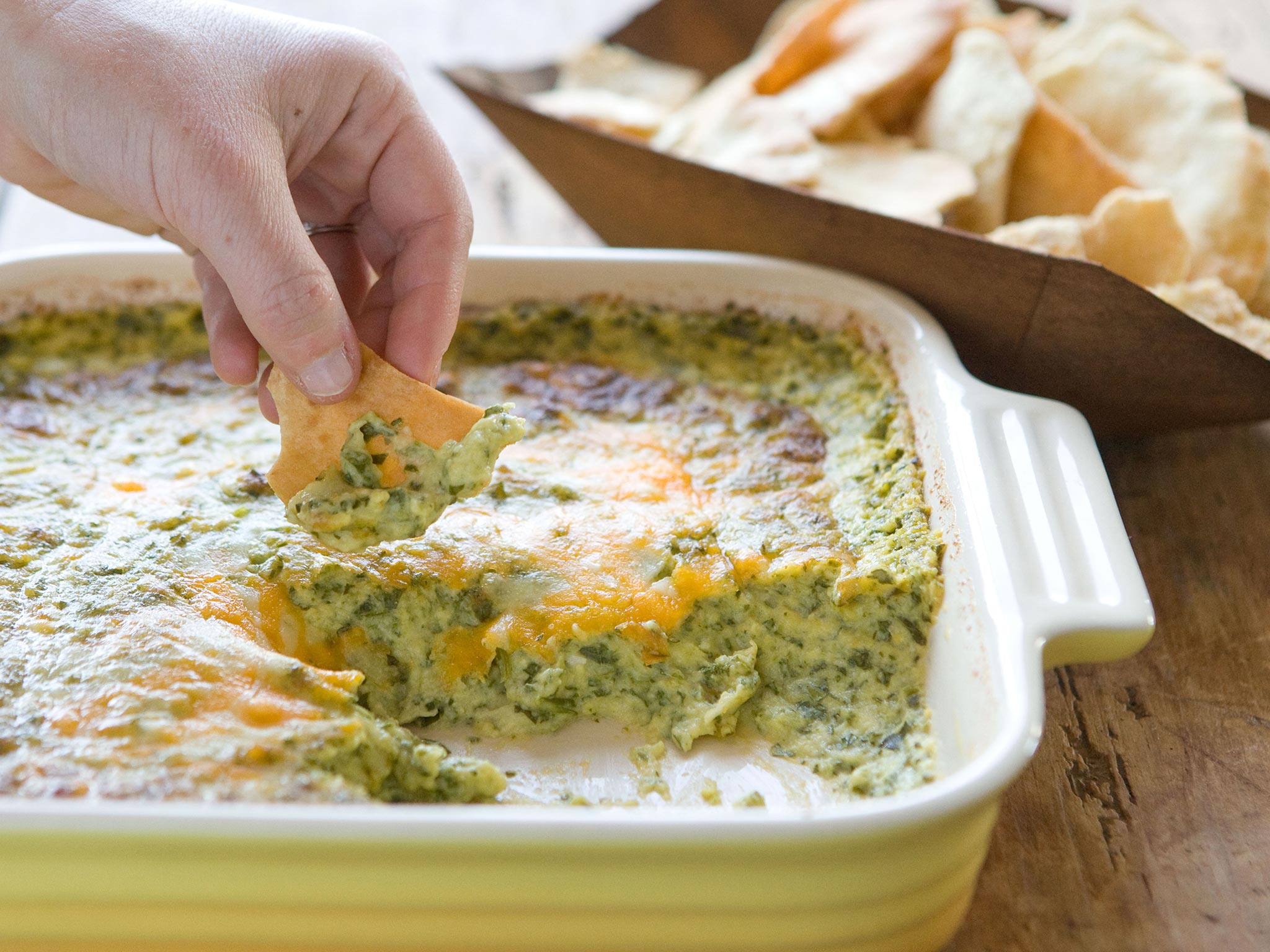 Recipe: <!-- -->Spicy Cheddar-Jack Cauliflower Dip<!-- --> | Whole Foods Market