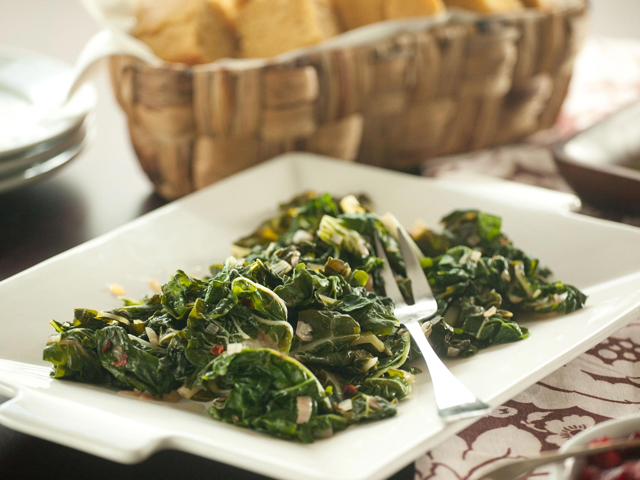 Recipe: <!-- -->Swiss Chard with Shallots<!-- --> | Whole Foods Market