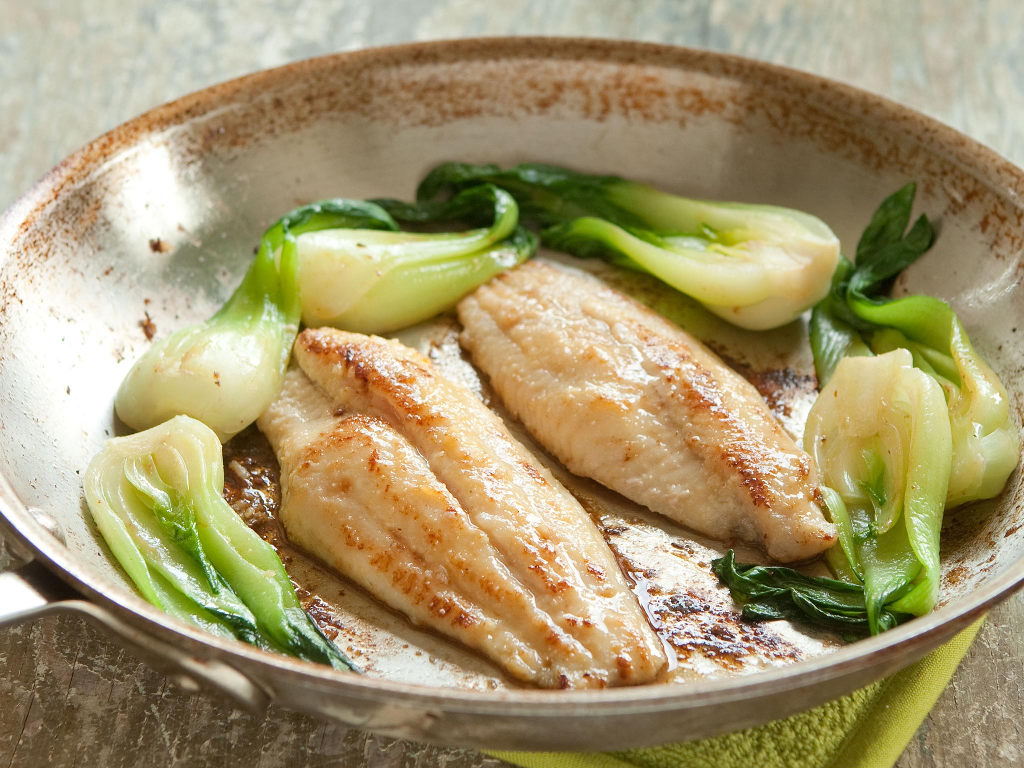 Recipe: <!-- -->Miso-Glazed Catfish and Bok Choy<!-- --> | Whole Foods Market