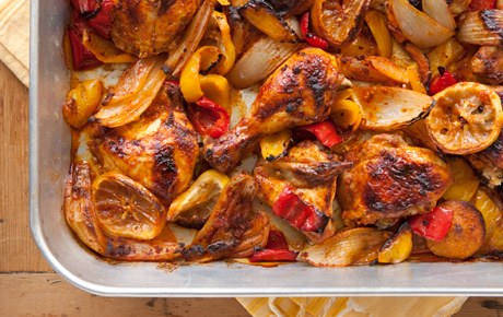 Peruvian-Style Roasted Chicken with Sweet Onions-image