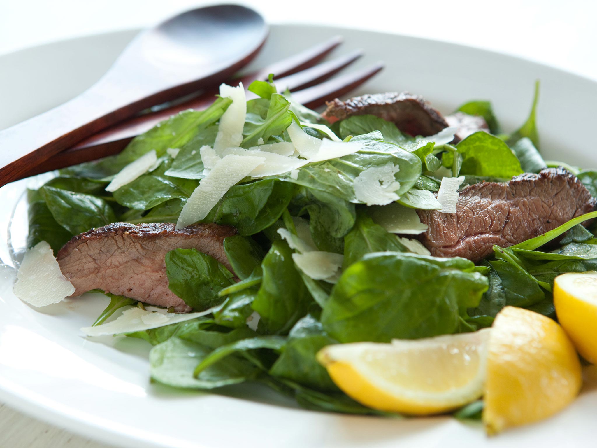 Recipe: <!-- -->Arugula with Steak, Lemon and Parmesan<!-- --> | Whole Foods Market