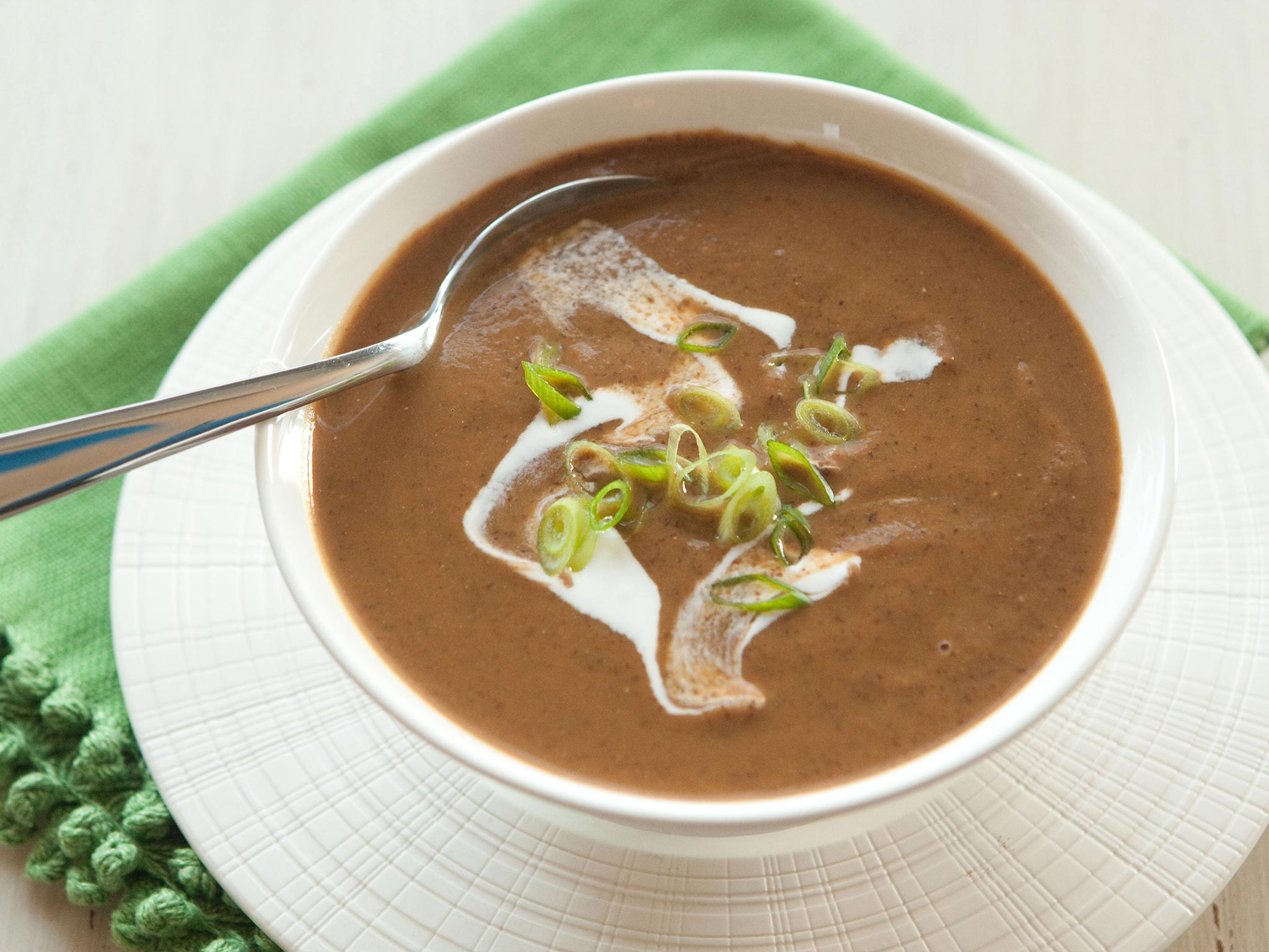 Recipe: <!-- -->Creamy Black Bean Soup<!-- --> | Whole Foods Market