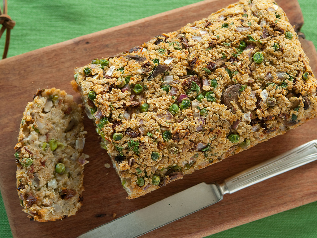 Recipe Quinoa Loaf with Mushrooms and Peas Whole Foods Market