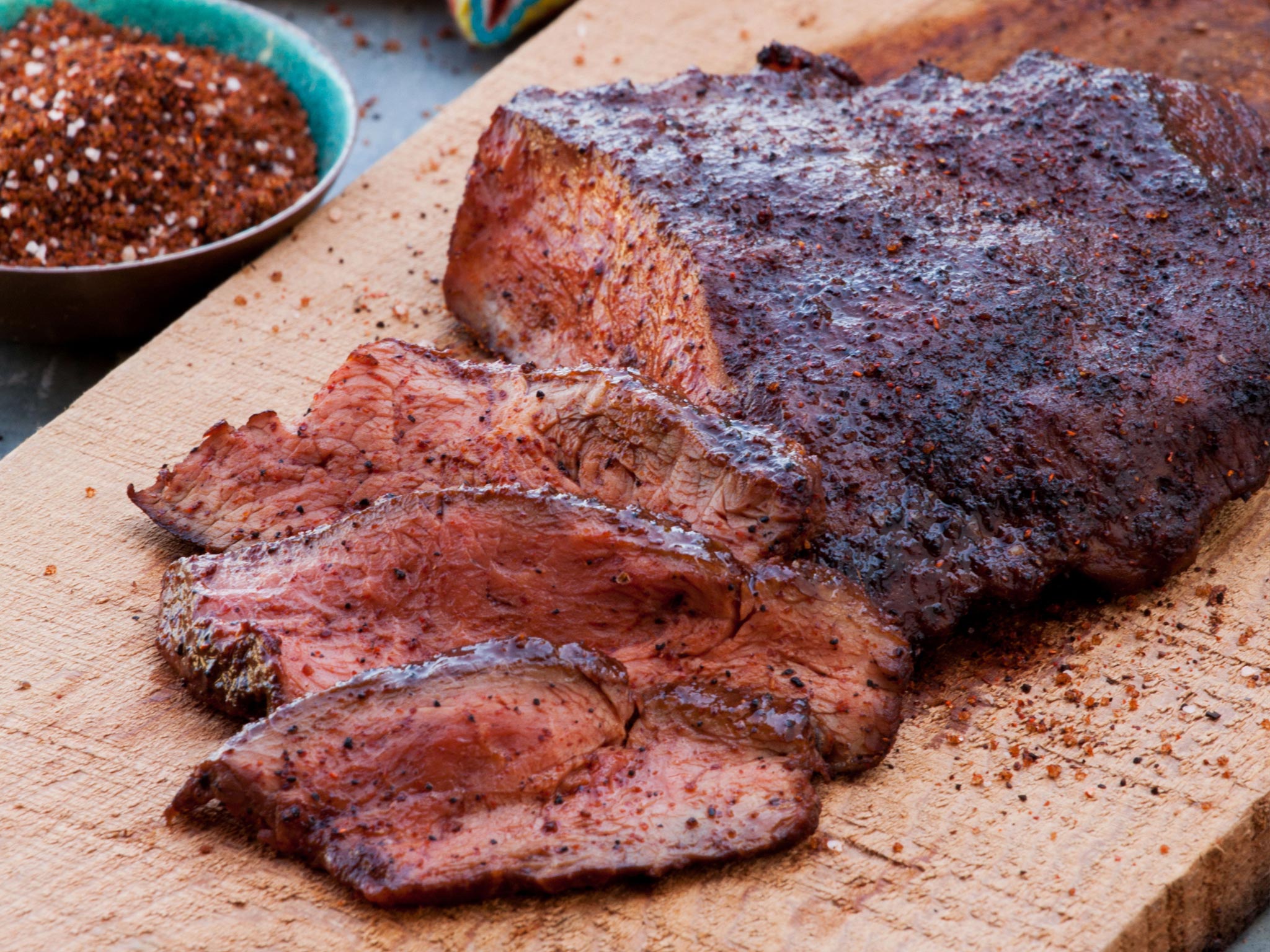 Recipe CedarGrilled Flat Iron Steaks with Coffee Rub Whole Foods Market