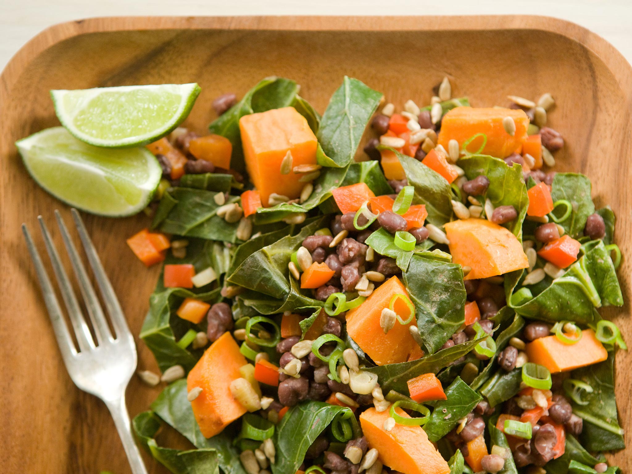 Recipe Sweet Potatoes with Collard Greens and Adzuki Beans Whole