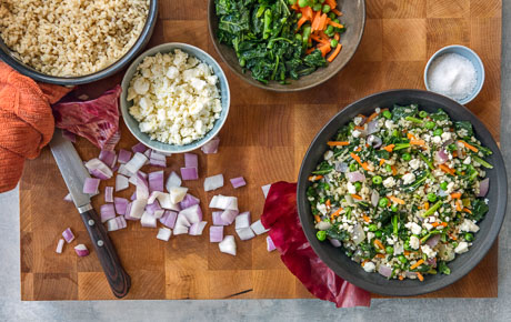 Recipe: <!-- -->Vegetable Brown Rice with Feta Cheese<!-- --> | Whole Foods Market