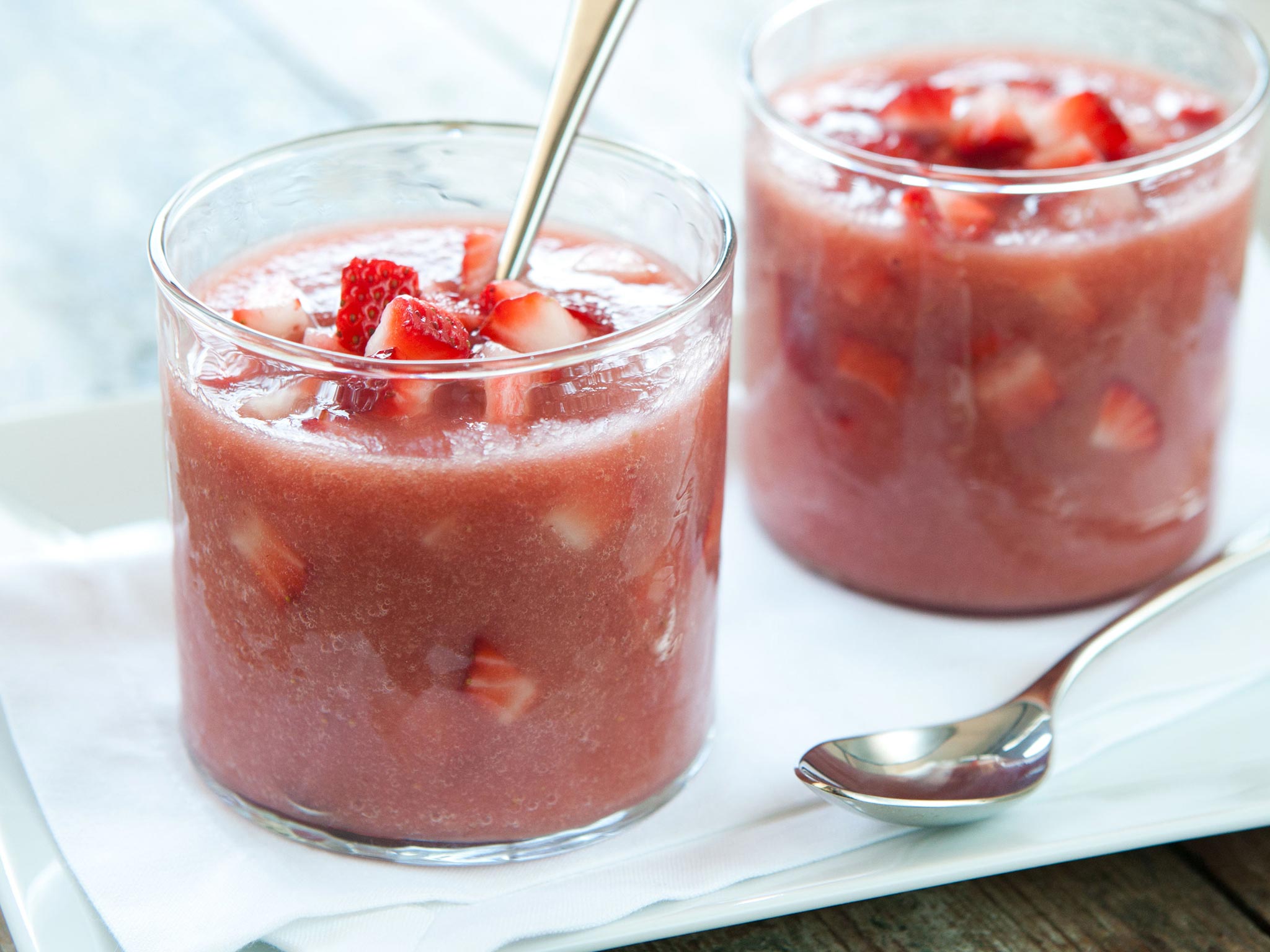 Recipe: <!-- -->Strawberry Melon Gazpacho<!-- --> | Whole Foods Market
