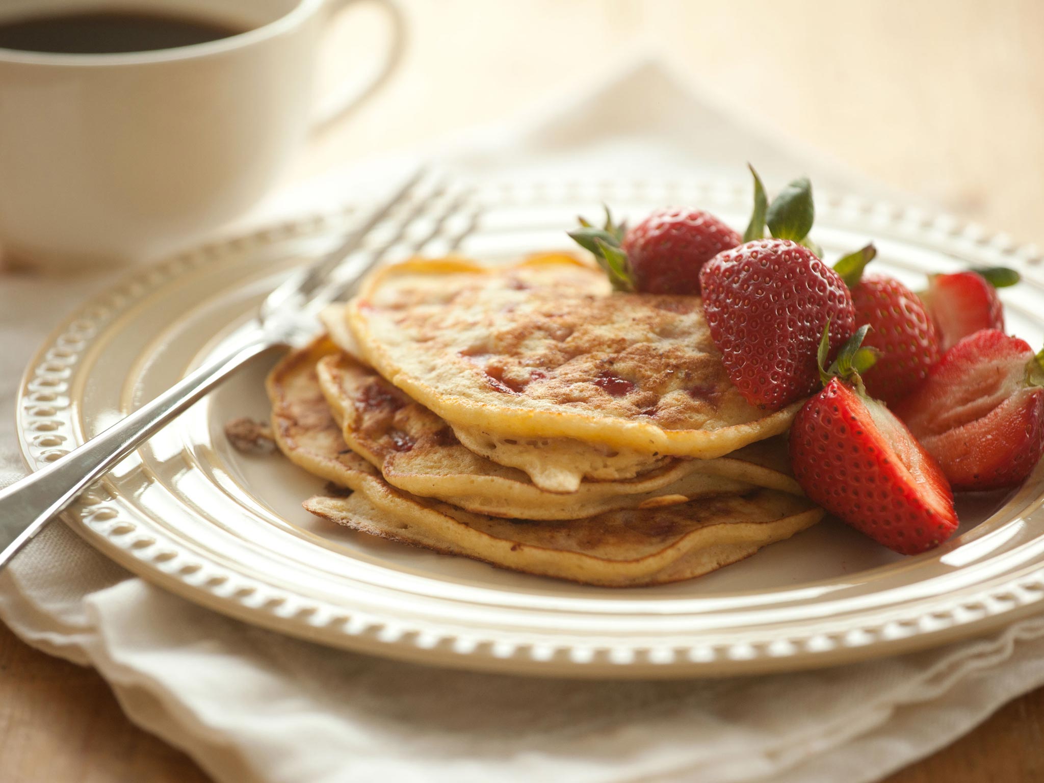 Recipe: <!-- -->Ricotta-Strawberry Pancakes<!-- --> | Whole Foods Market