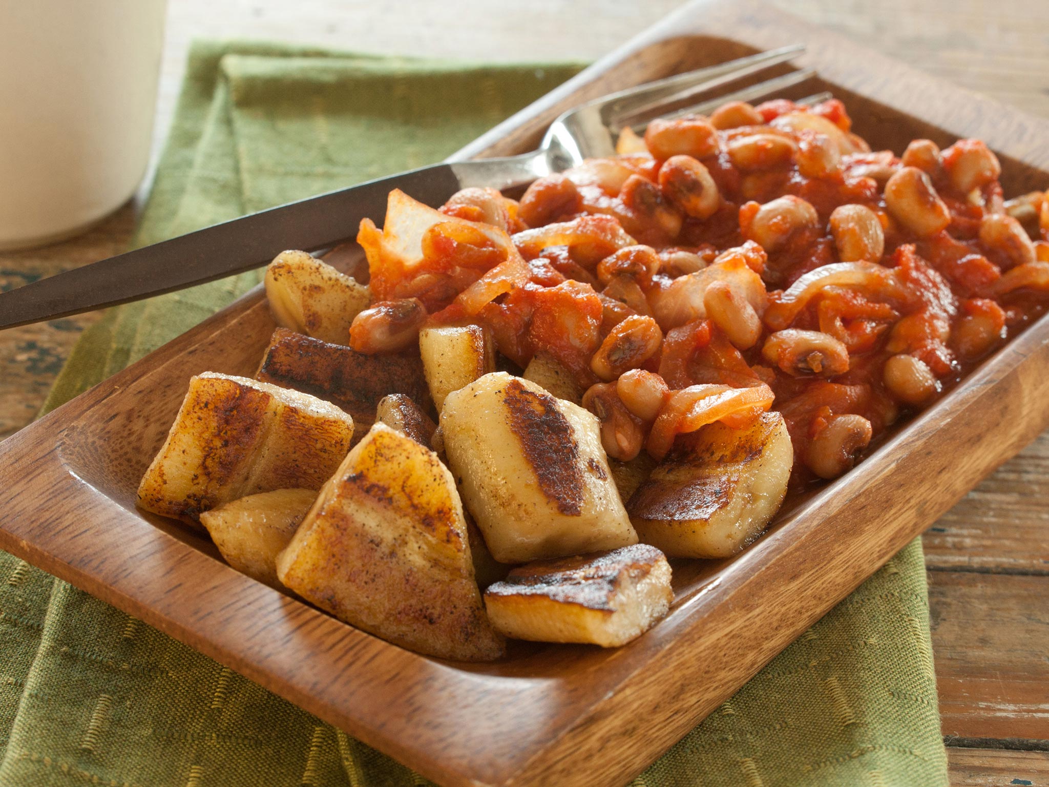 Recipe: <!-- -->Black-Eyed Peas and Tomatoes with Bananas<!-- --> | Whole Foods Market