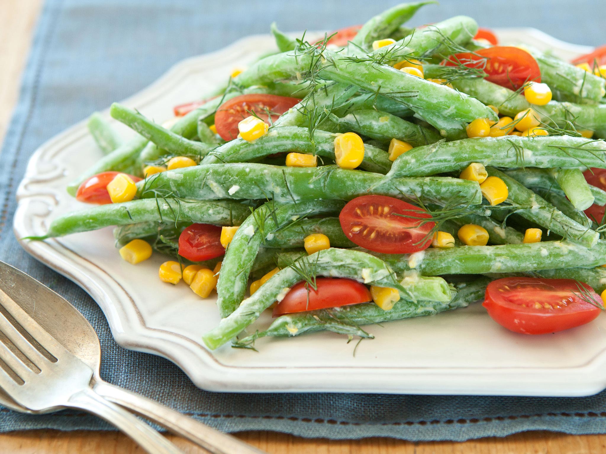Recipe: <!-- -->Green Bean Salad with Goat Cheese Dressing<!-- --> | Whole Foods Market
