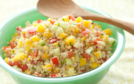 Salade mangue quinoa, mmm...