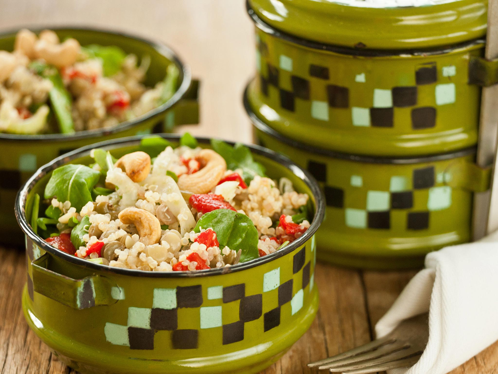 Recipe: <!-- -->Lentil and Quinoa Salad with Cashews<!-- --> | Whole Foods Market