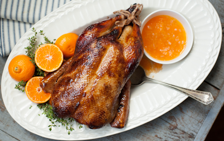 Roast Duck with Mandarin Citrus Sauce-image