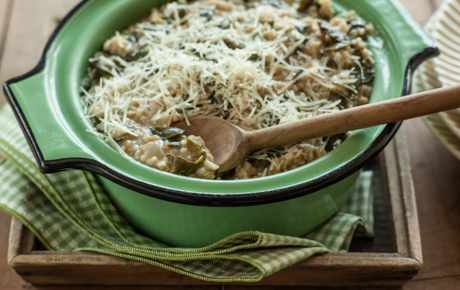 Savory Oats with Hearty Greens-image