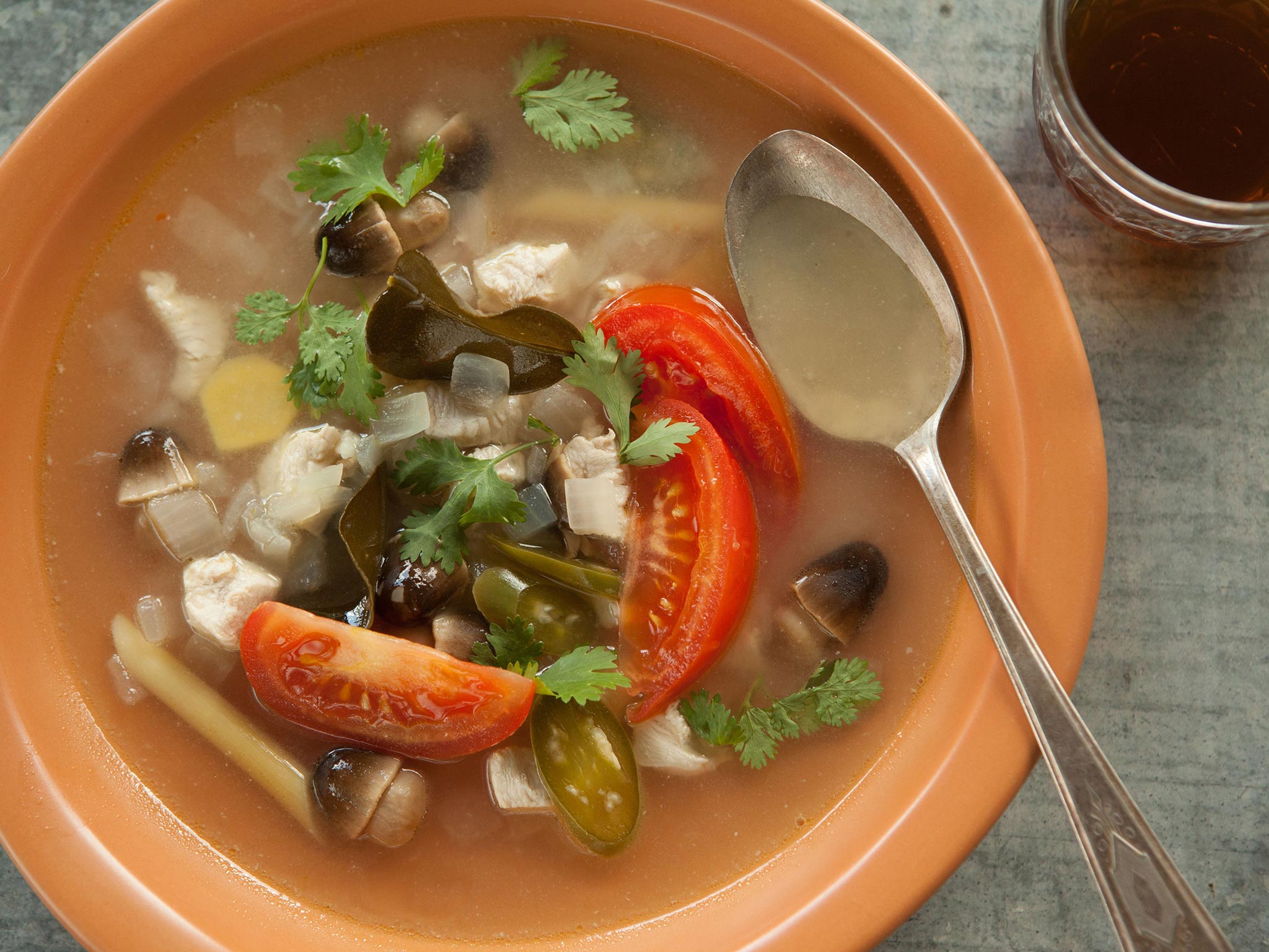 Recipe Thai HotandSour Chicken Soup Whole Foods Market