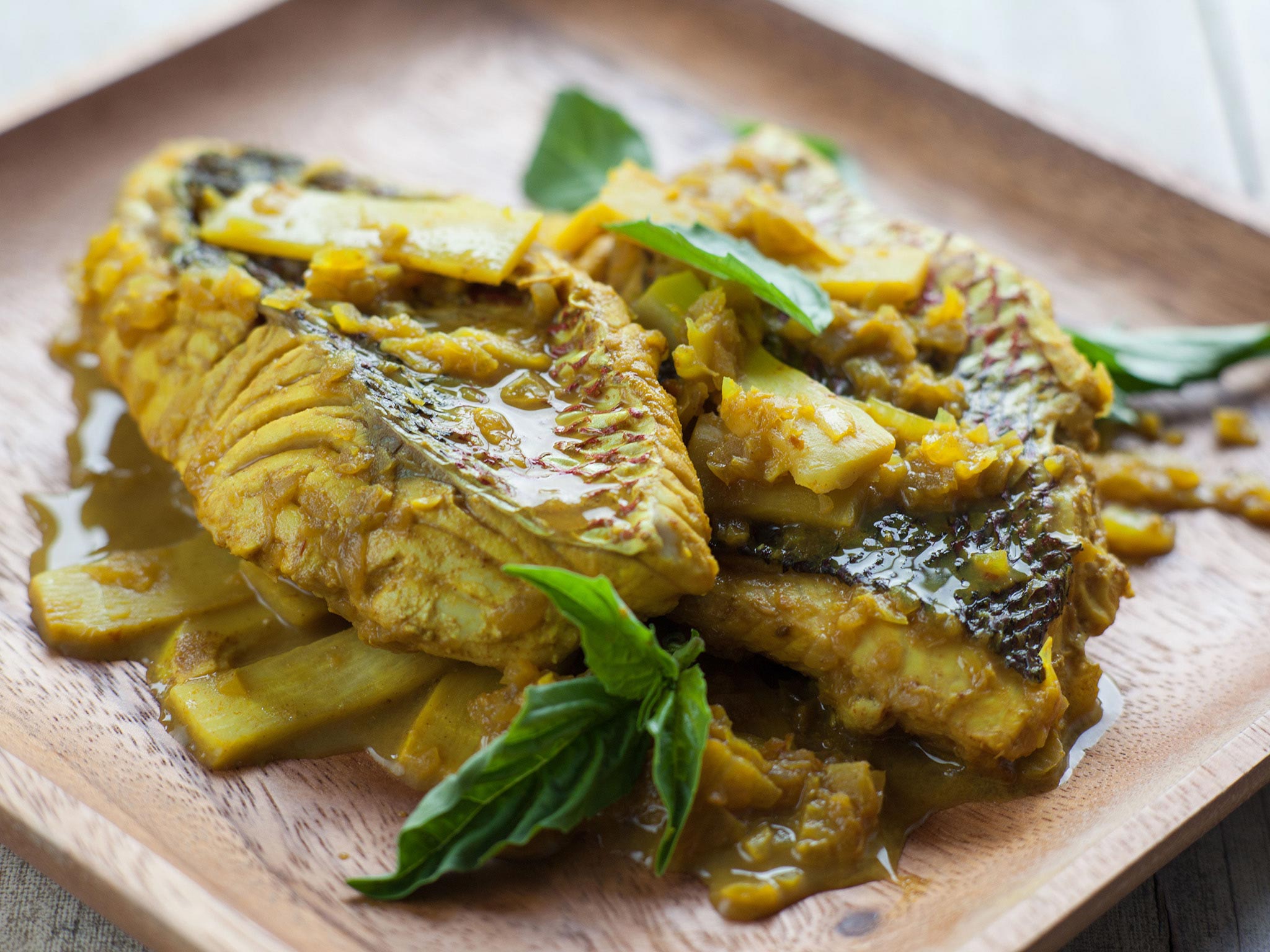 Recipe: Indonesian-Style Fish with Tamarind-Turmeric Sauce | Whole