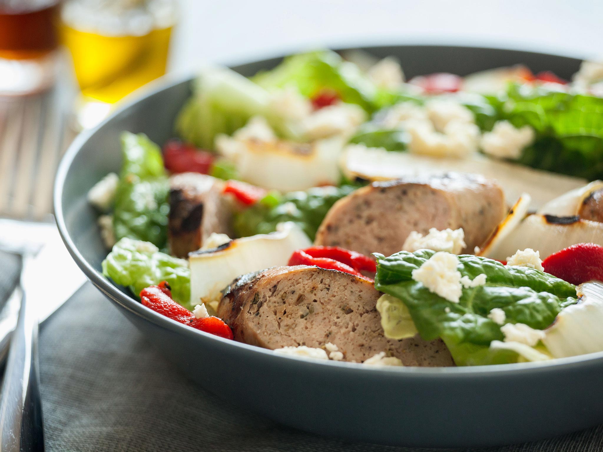 Recipe: <!-- -->Grilled Sausage and Pepper Salad<!-- --> | Whole Foods Market
