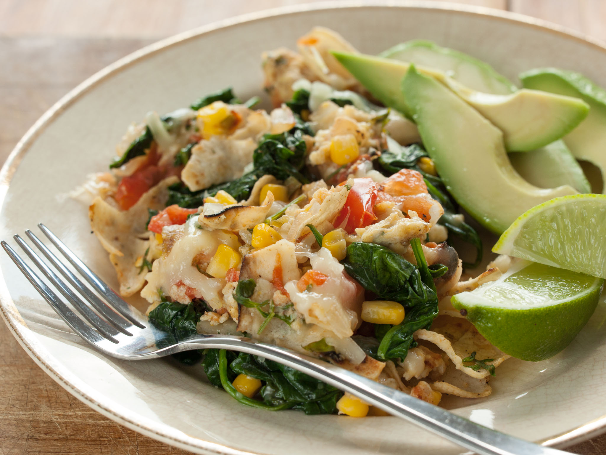 Recipe: <!-- -->Migas with Spinach and Corn<!-- --> | Whole Foods Market