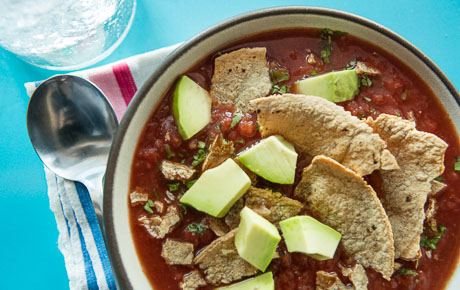 Recipe: <!-- -->Spicy Tortilla Soup with Black Beans<!-- --> | Whole Foods Market