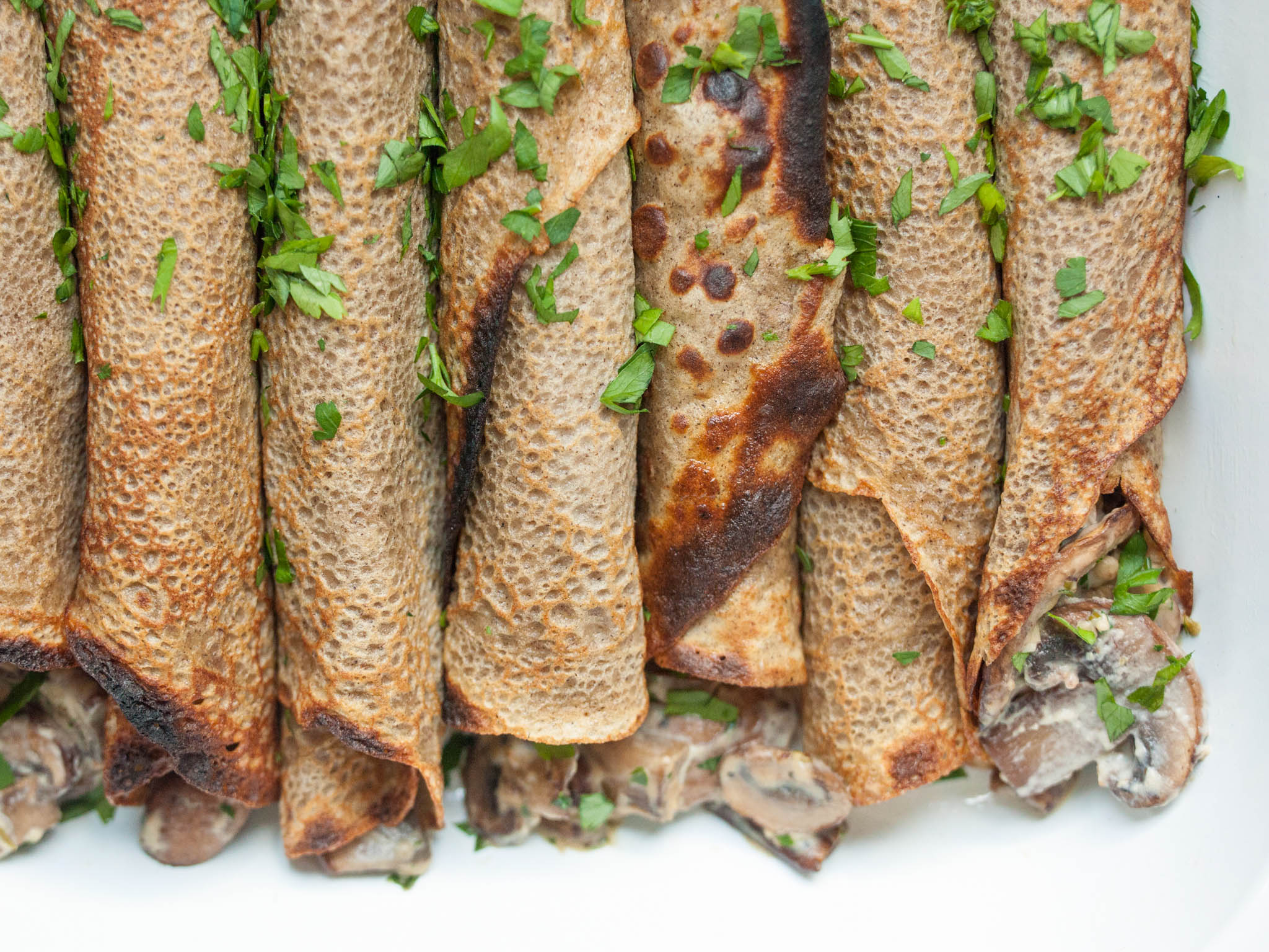 Recipe: <!-- -->Mushroom Crêpes with Creamy Mushroom Filling<!-- --> | Whole Foods Market