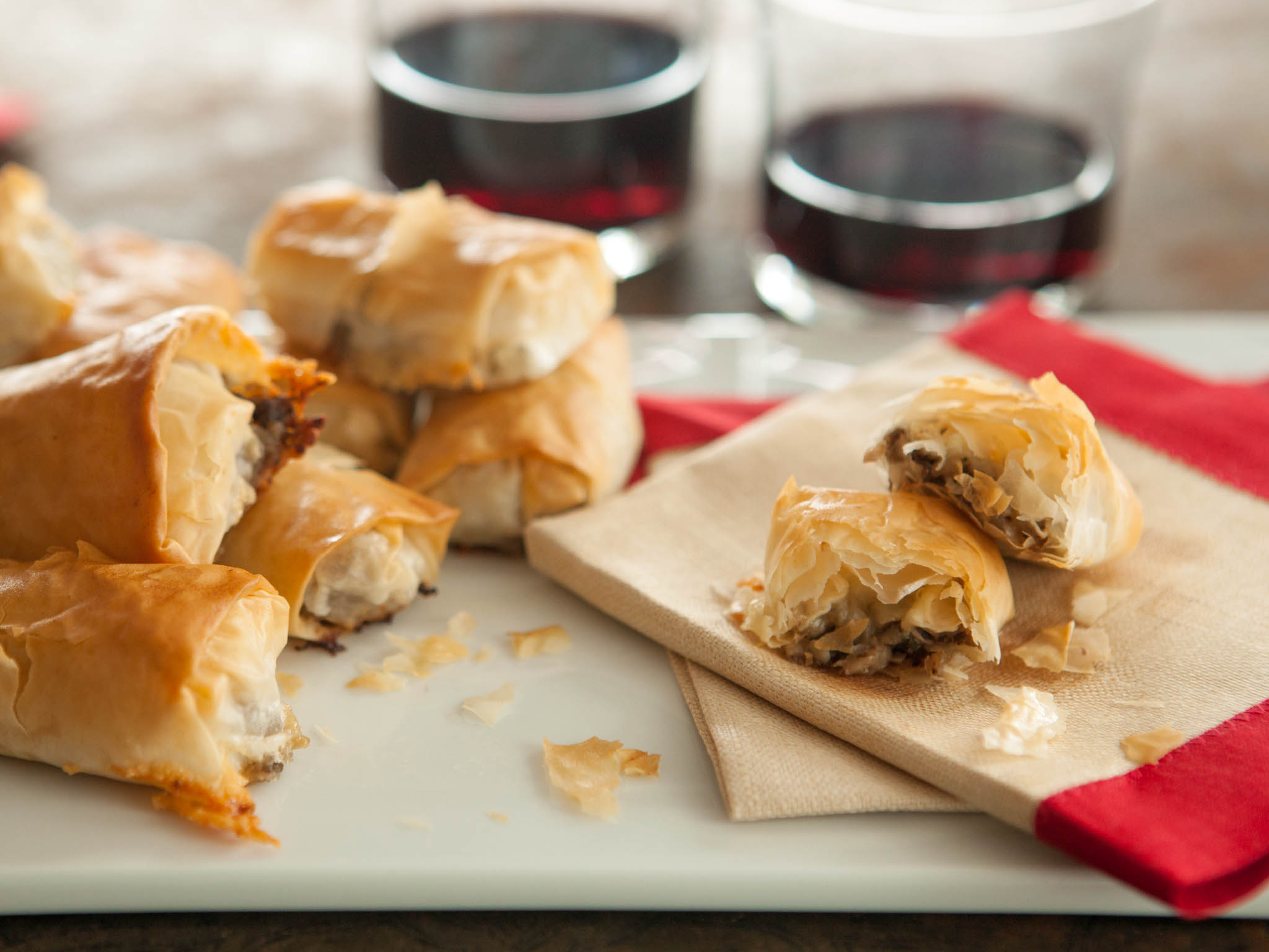 Recipe Mushroom and Brie Phyllo Bites Whole Foods Market