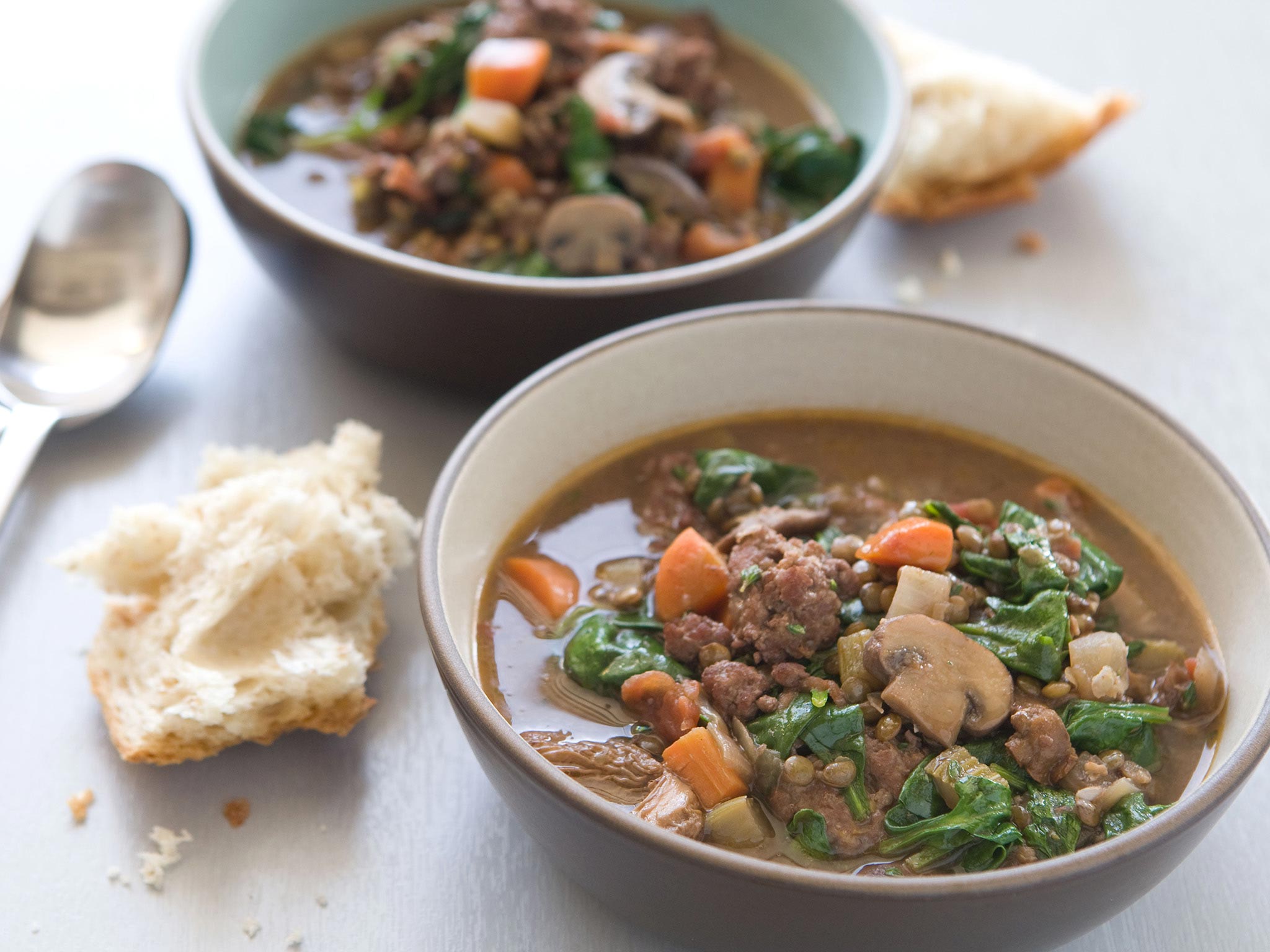 Recipe: <!-- -->Hearty Lentil and Sausage Soup<!-- --> | Whole Foods Market