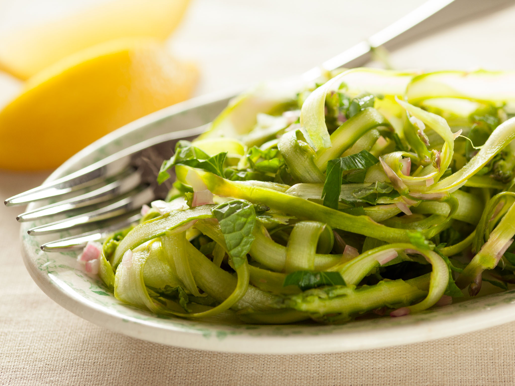 Recipe Lemony Asparagus Salad Whole Foods Market