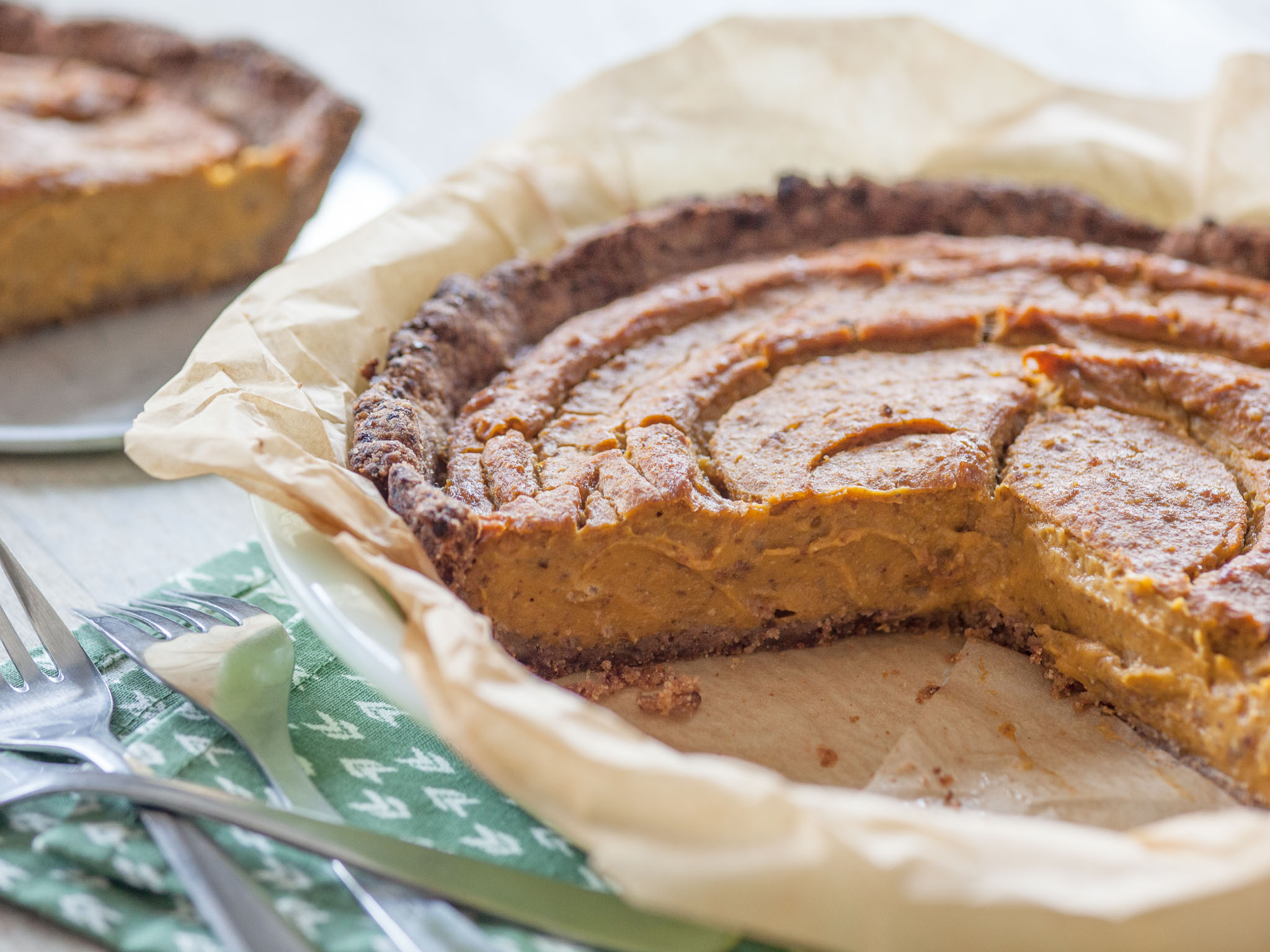 Recipe: <!-- -->Vegan Date-Pecan Pumpkin Pie <!-- --> | Whole Foods Market
