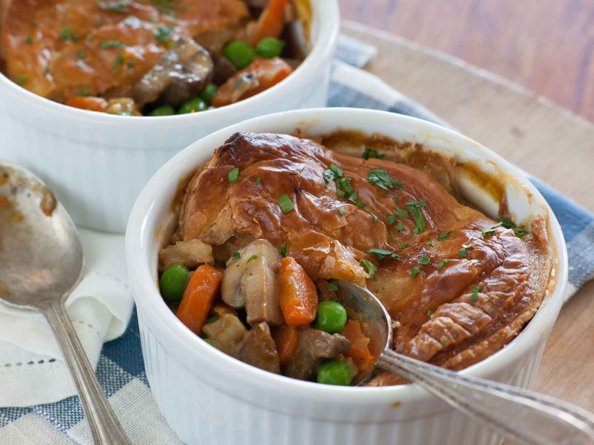 Recipe: <!-- -->Mushroom and Leek Pot Pies<!-- --> | Whole Foods Market