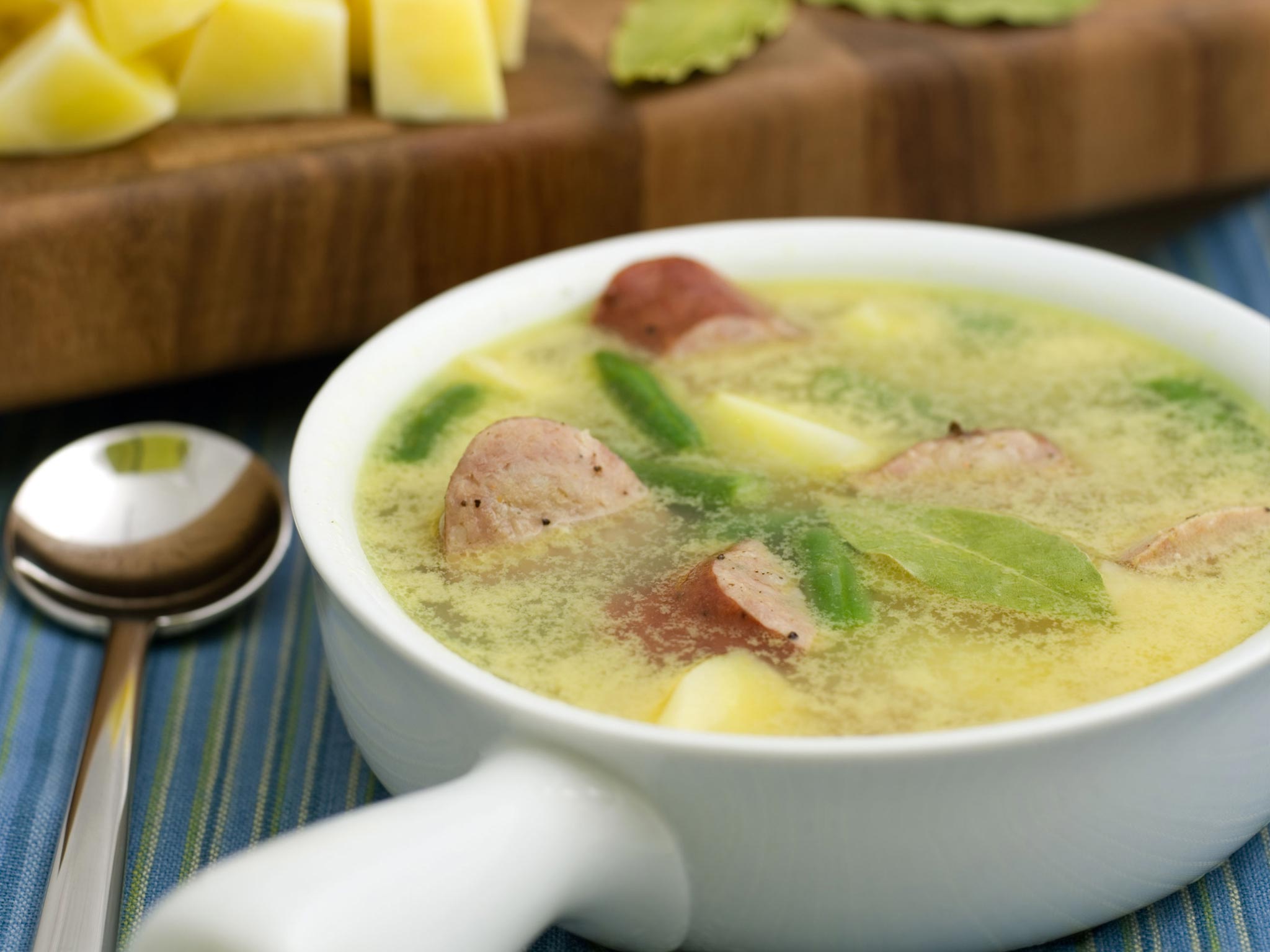 Recipe: <!-- -->Potato Soup with Sausage and Green Beans<!-- --> | Whole Foods Market