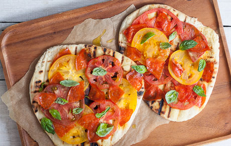 Recipe: <!-- -->Grilled Tomato and Pepperoni Pizzas<!-- --> | Whole Foods Market
