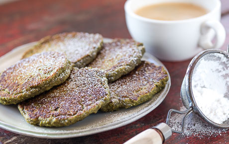 Recipe: <!-- -->Vegan Matcha Pancakes<!-- --> | Whole Foods Market