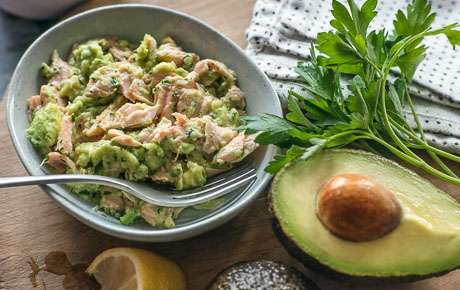 Salmon Salad with Avocado-image